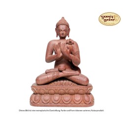 Buddha  Vairochana Statue aus Holz 23cm