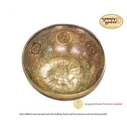 XL-Klangschale: Buddha Footprint mit Chakra - 9,4 kg
