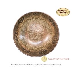 XL-Klangschale: Buddha Footprint mit Chakra -10,47 kg
