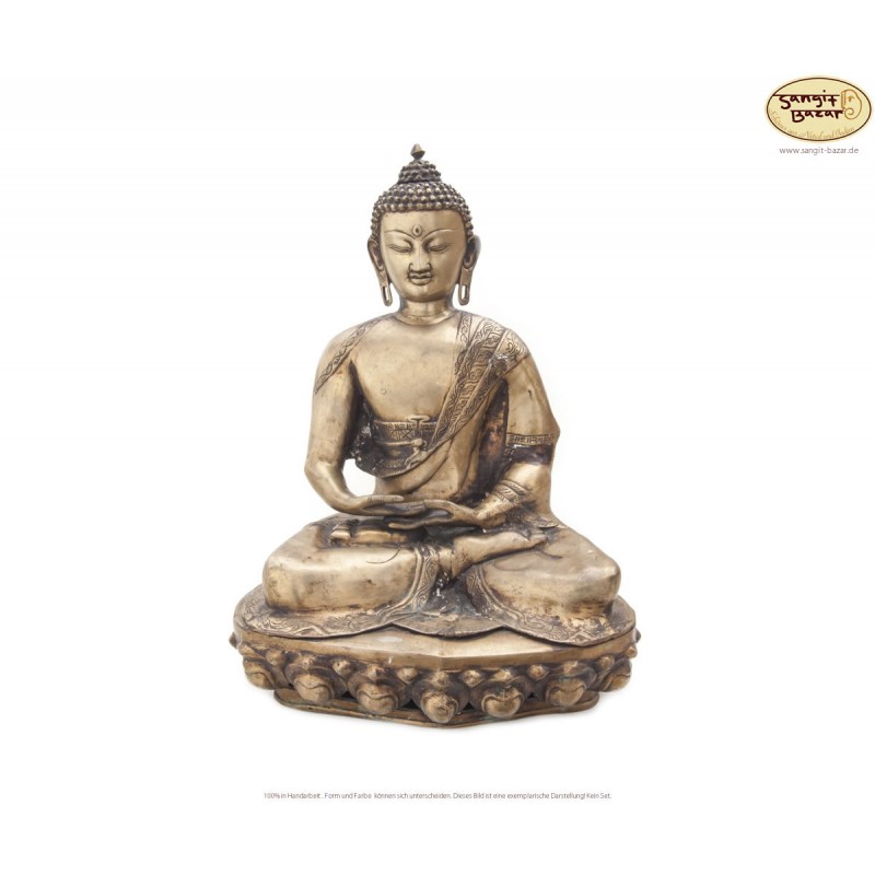 Original Messing XL-Statue Amitabha 52cm